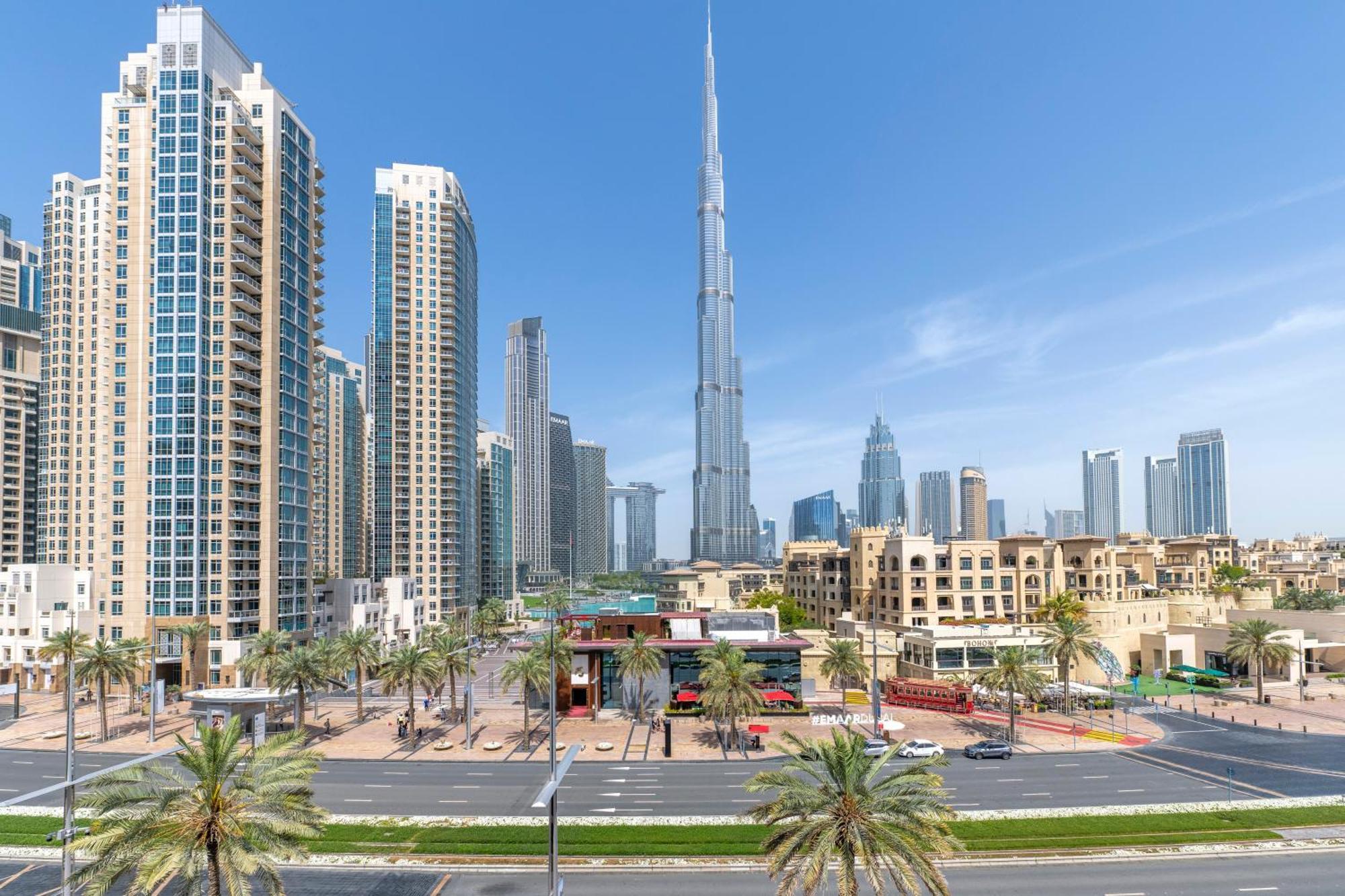 Ultra Luxury Downtown - Full Burj Khalifa View - 5 Min Walk To Dubai Mall! Eksteriør bilde