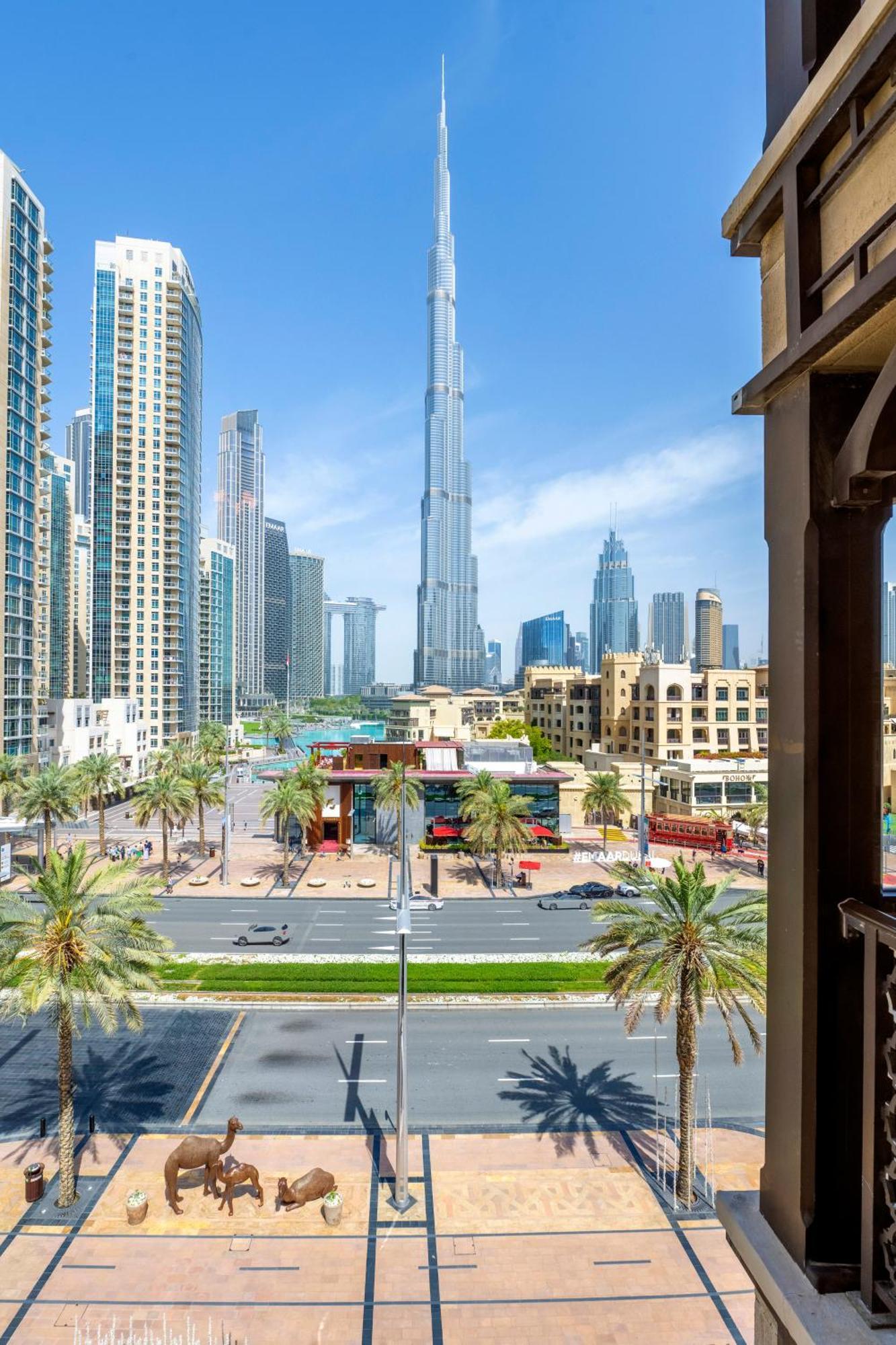 Ultra Luxury Downtown - Full Burj Khalifa View - 5 Min Walk To Dubai Mall! Eksteriør bilde