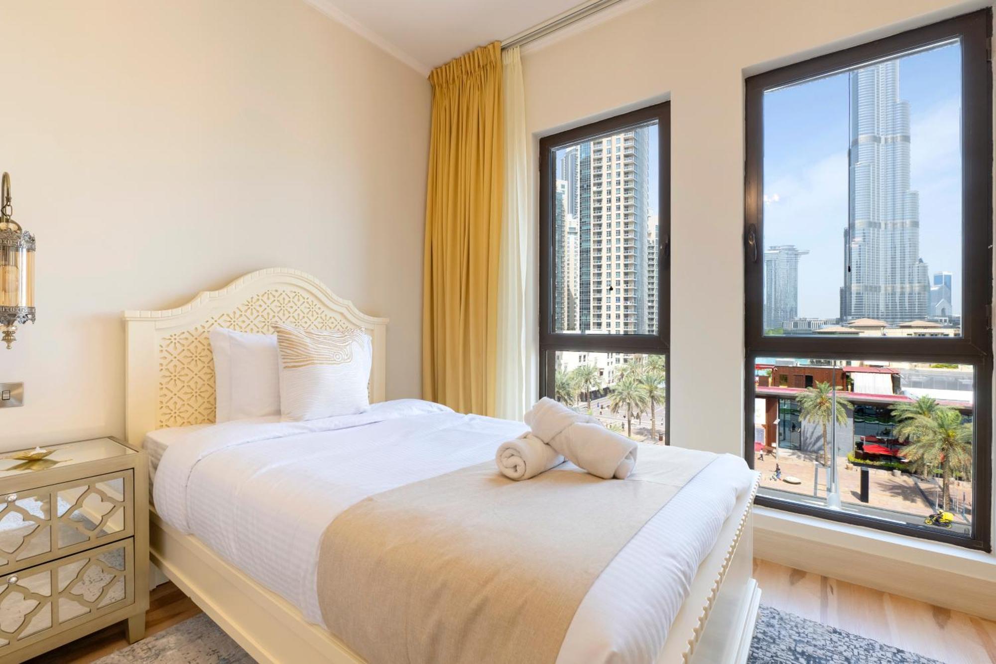 Ultra Luxury Downtown - Full Burj Khalifa View - 5 Min Walk To Dubai Mall! Eksteriør bilde