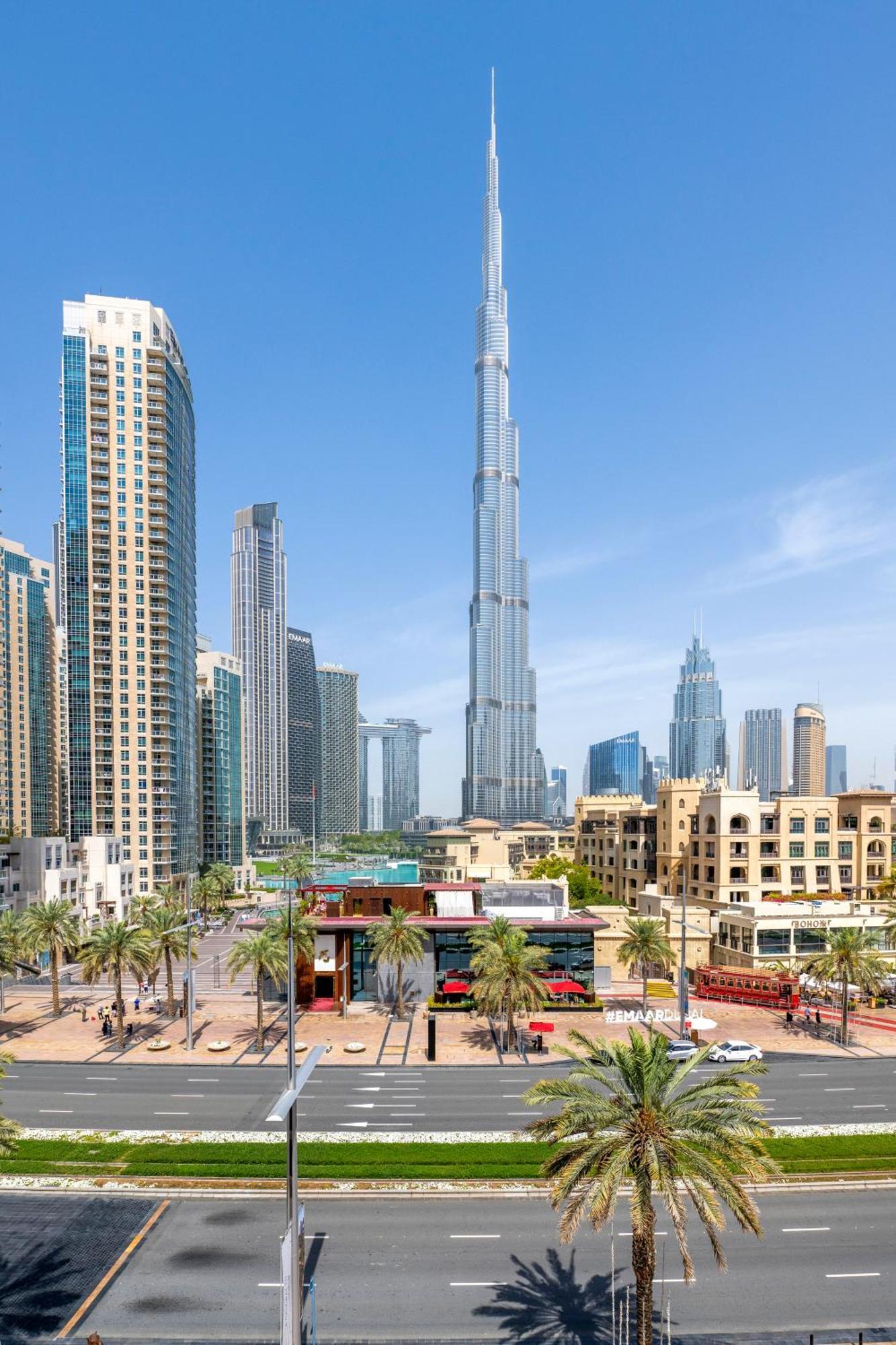Ultra Luxury Downtown - Full Burj Khalifa View - 5 Min Walk To Dubai Mall! Eksteriør bilde