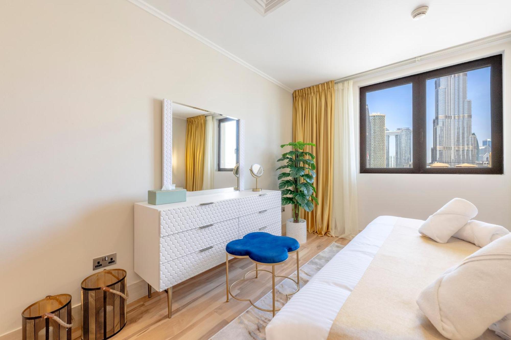 Ultra Luxury Downtown - Full Burj Khalifa View - 5 Min Walk To Dubai Mall! Eksteriør bilde