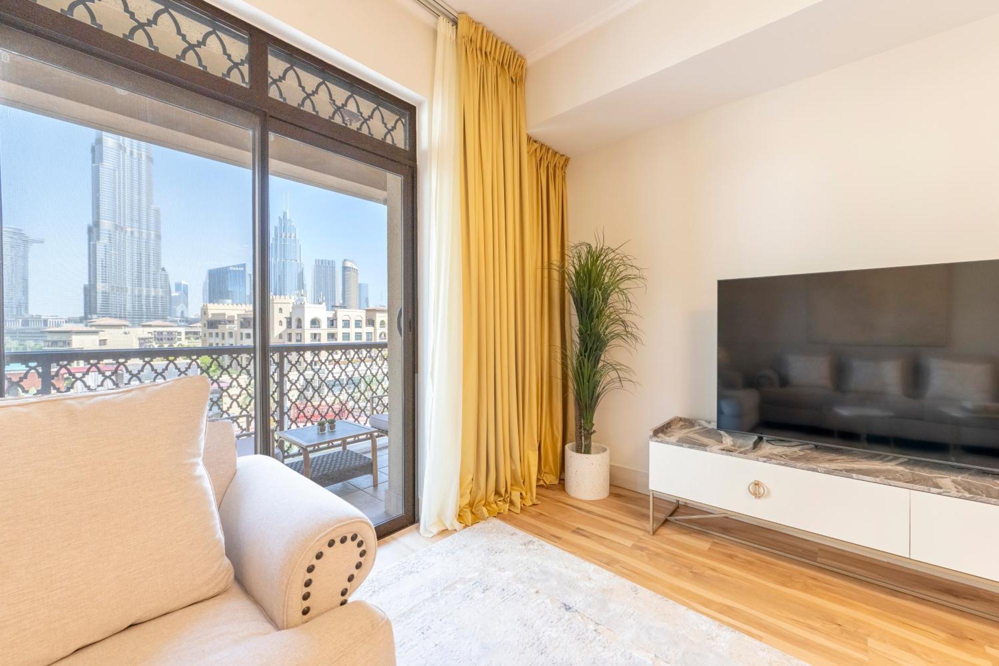Ultra Luxury Downtown - Full Burj Khalifa View - 5 Min Walk To Dubai Mall! Eksteriør bilde